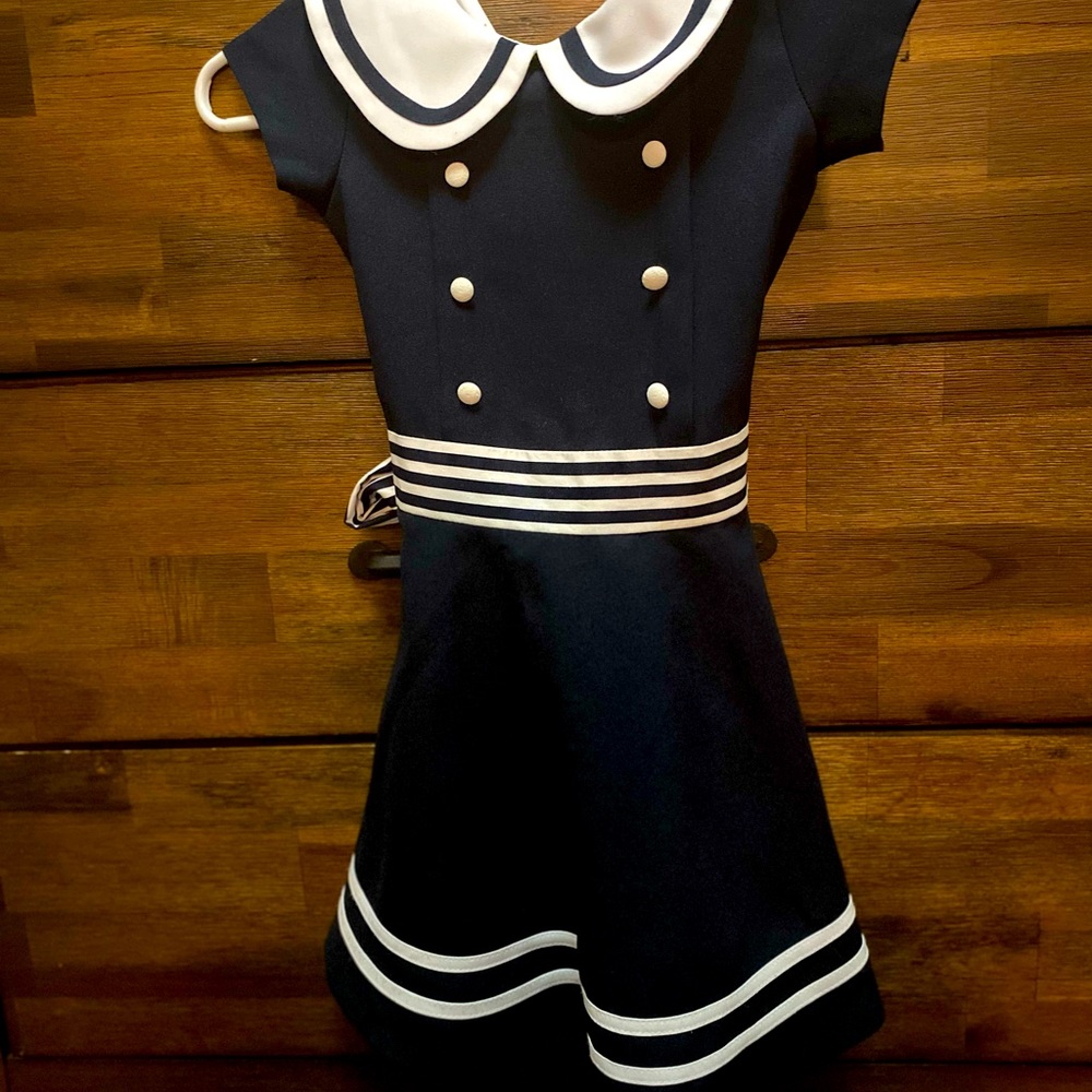 Bonnie Jean Sailor Dress Size 5